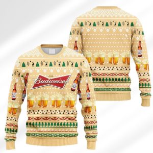 Budweiser Christmas Ugly Sweater 3