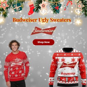 Budweiser Ugly Christmas Sweaters