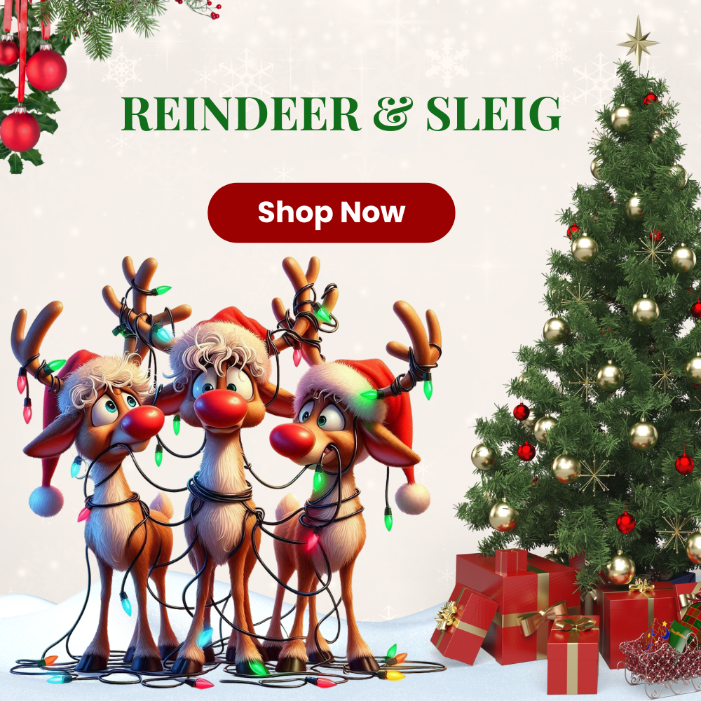 Home 3 Reindeer Sleig